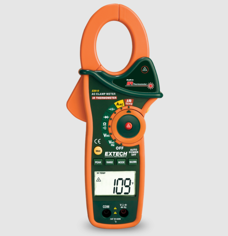 1000A AC Clamp Meter with IR Thermometer