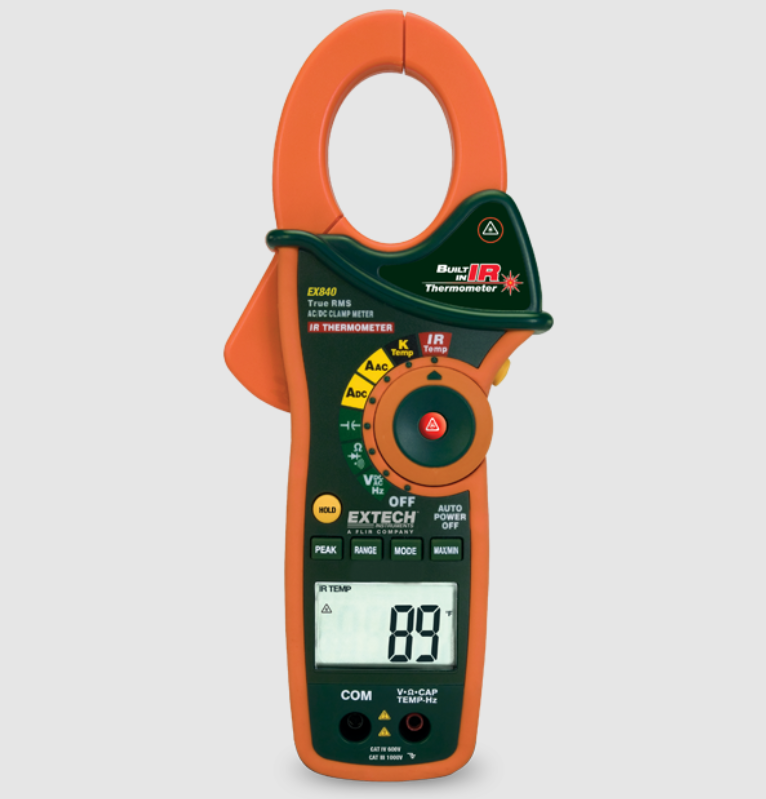 1000A AC/DC True RMS Clamp/DMM