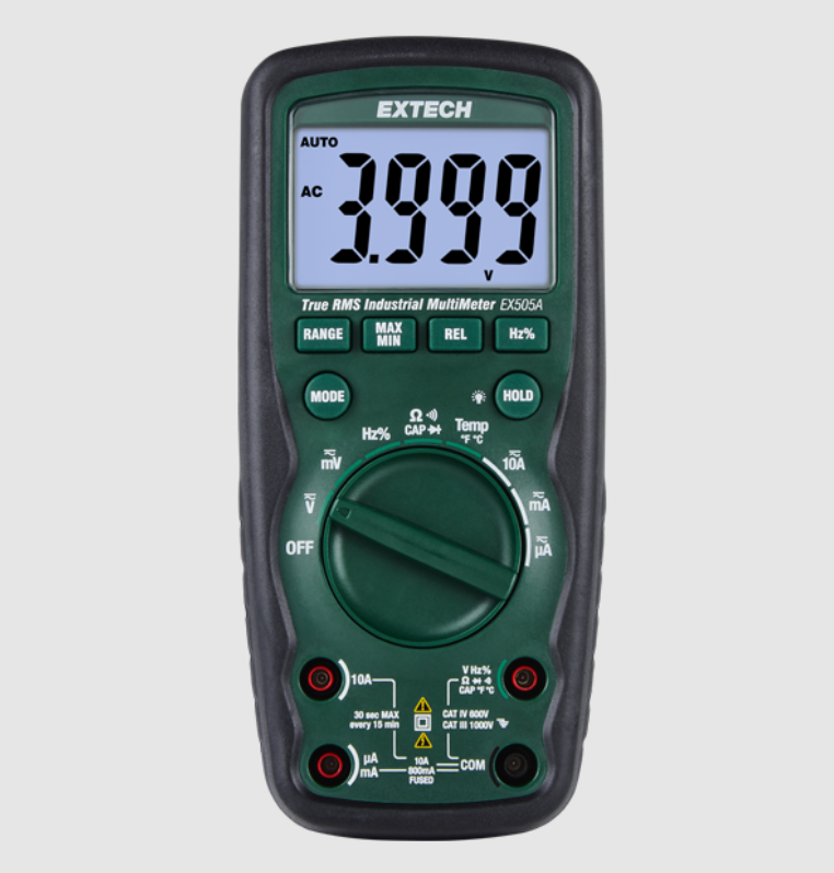 Heavy Duty True RMS Industrial Multimeter