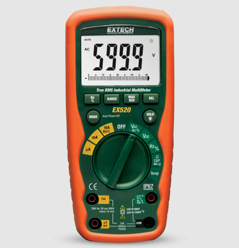 11 Function Heavy Duty True RMS Industrial MultiMeter