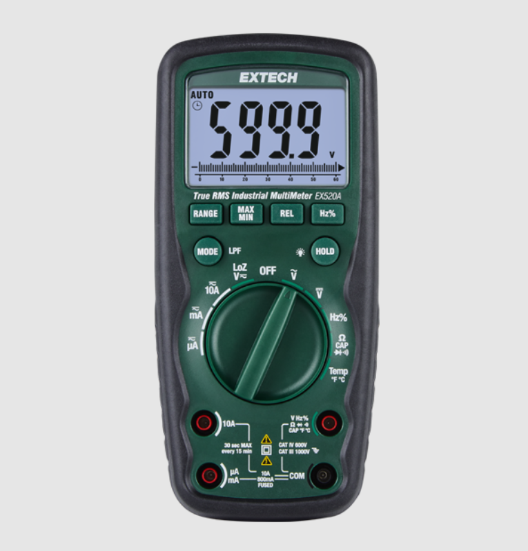 Heavy Duty True RMS Industrial Multimeter