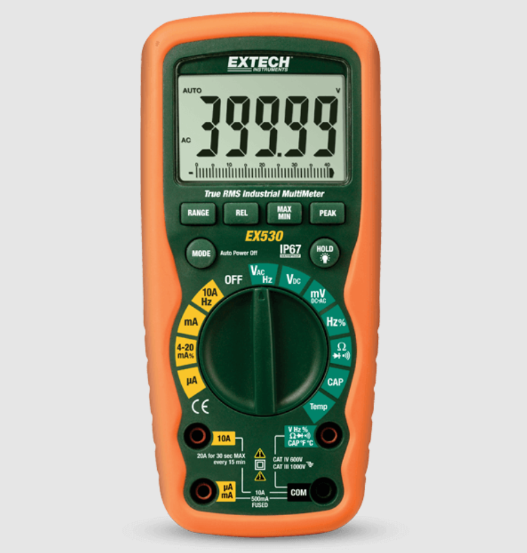 11 Function Heavy Duty True RMS Industrial MultiMeter