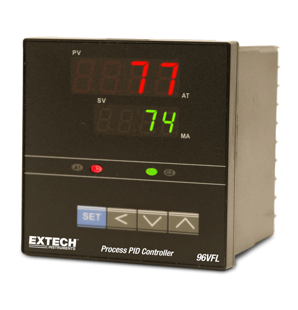 1/4 DIN Temperature PID Controller with Two Relay Outputs