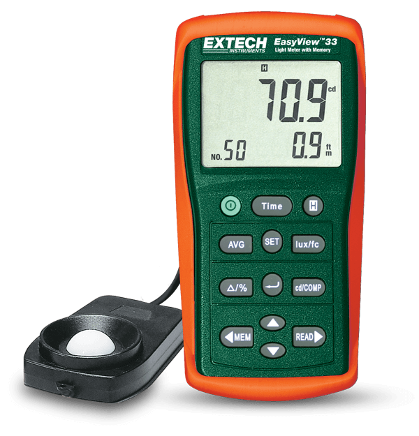 EasyView™ Light Meter with Memory