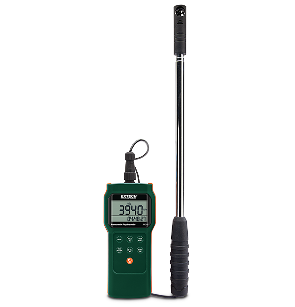 CMM/CFM Anemometer/Psychrometer Datalogger