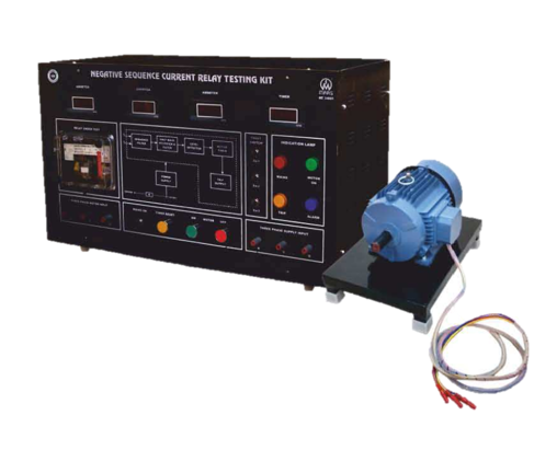 Negative Sequence Relay Testing Kit (With 3ph Induction Motor)