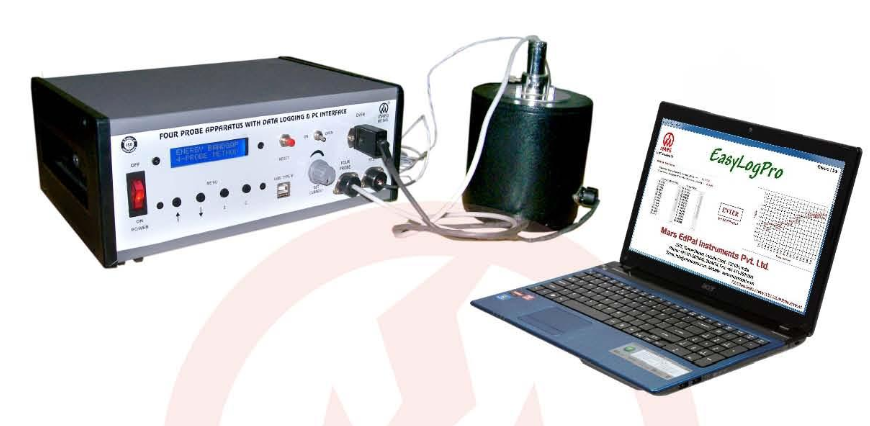Energy Band Gap by Four Probe Method with PC Interface