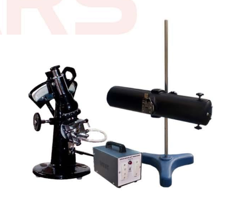 Determine the refractive index of a liquid by total internal reflection using Wollaston's air-film.
