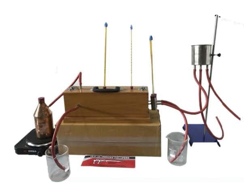 Determine the thermal conductivity of a good conductor by Searle's method